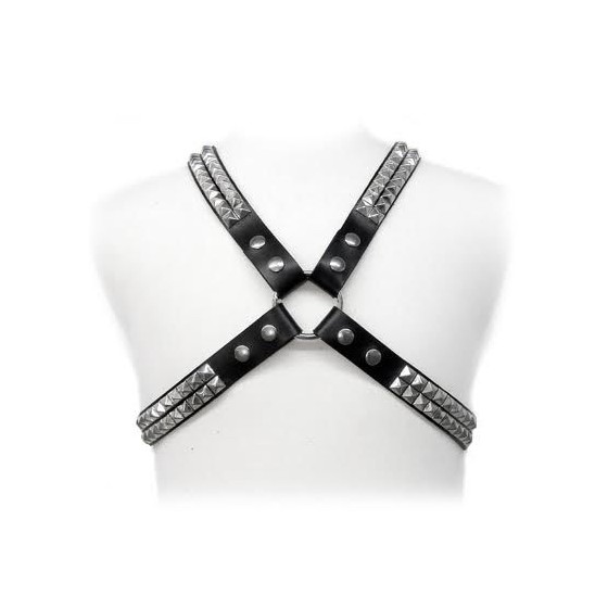 LEATHER BODY - PYRAMID STUD...