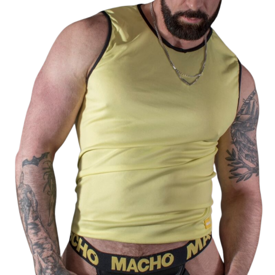 MACHO - YELLOW T-SHIRT L/XL