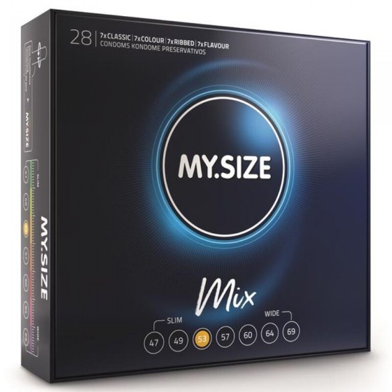 MY SIZE - MIX CONDOMS 53 MM...