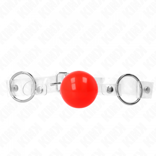 KINK - RED TRANSPARENT PVC...