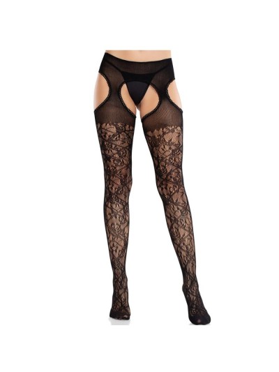 LEG AVENUE - FLORAL LACE...